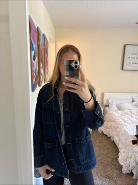 Banana Republic Dark Blue Denim Jean Jacket